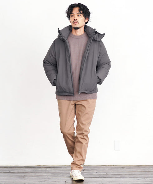 チャコールグレー MODEL : PEKEPON 175cm 60kg Lsize